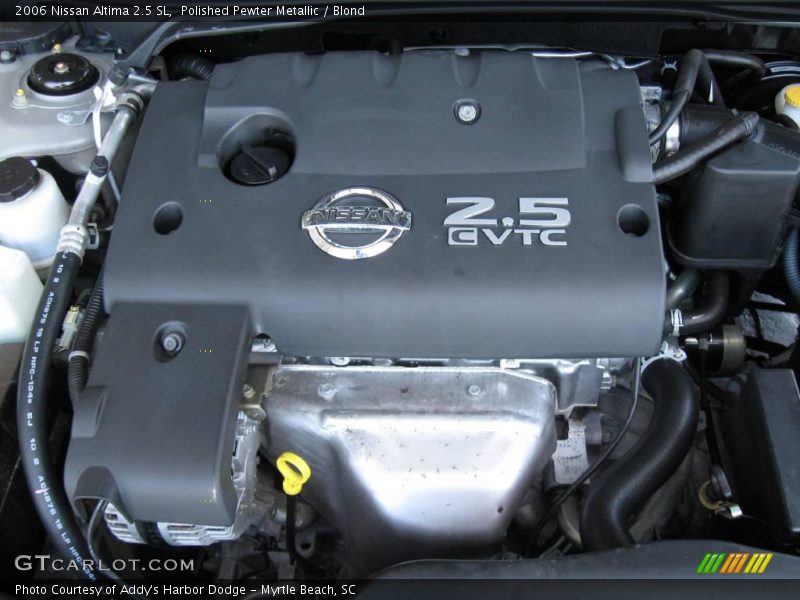 Polished Pewter Metallic / Blond 2006 Nissan Altima 2.5 SL