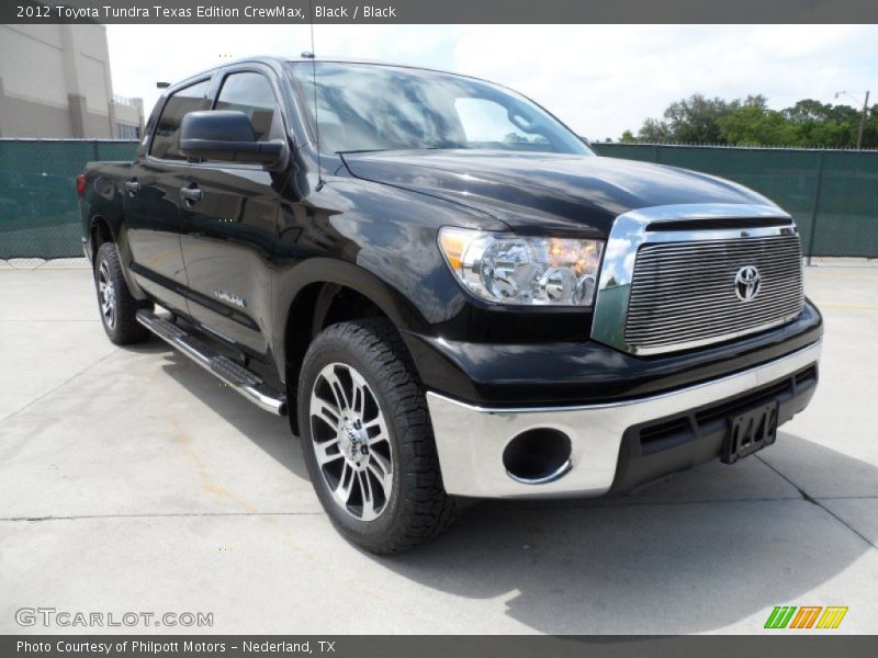 Black / Black 2012 Toyota Tundra Texas Edition CrewMax