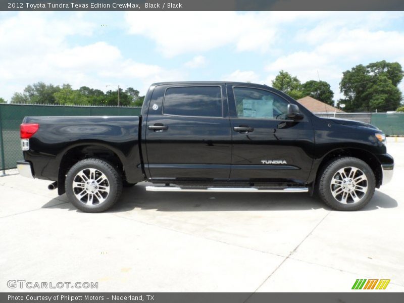 Black / Black 2012 Toyota Tundra Texas Edition CrewMax