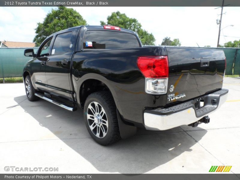 Black / Black 2012 Toyota Tundra Texas Edition CrewMax