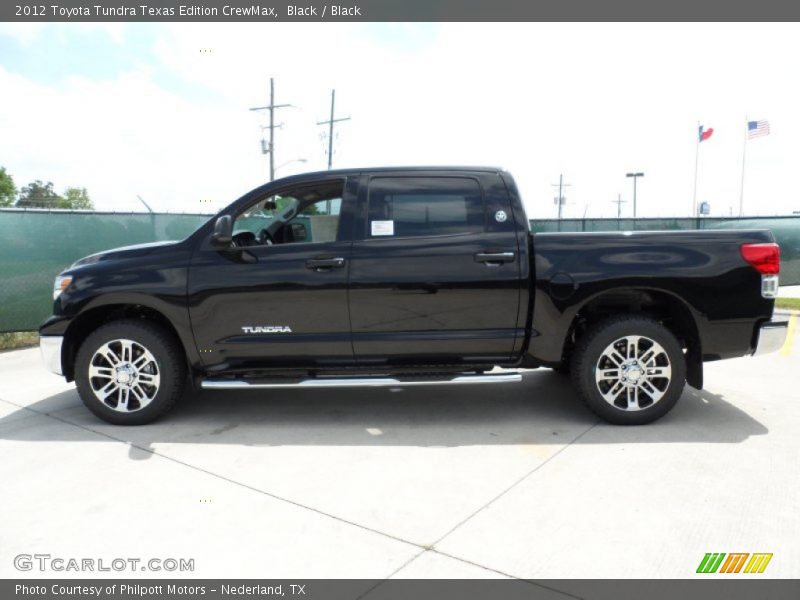Black / Black 2012 Toyota Tundra Texas Edition CrewMax