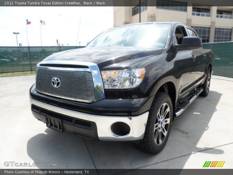 Black / Black 2012 Toyota Tundra Texas Edition CrewMax