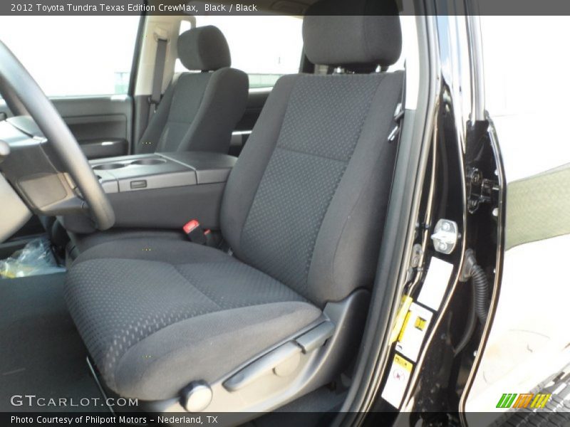 Black / Black 2012 Toyota Tundra Texas Edition CrewMax