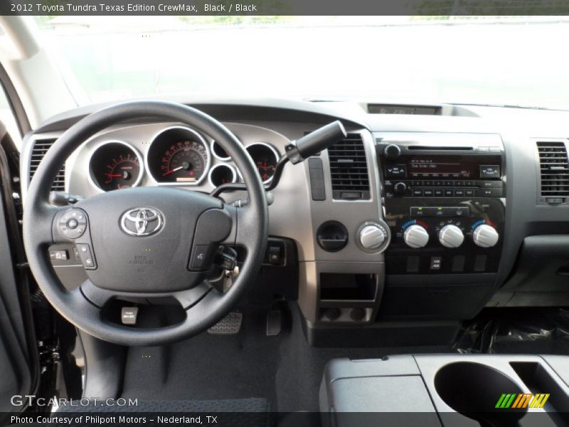 Black / Black 2012 Toyota Tundra Texas Edition CrewMax