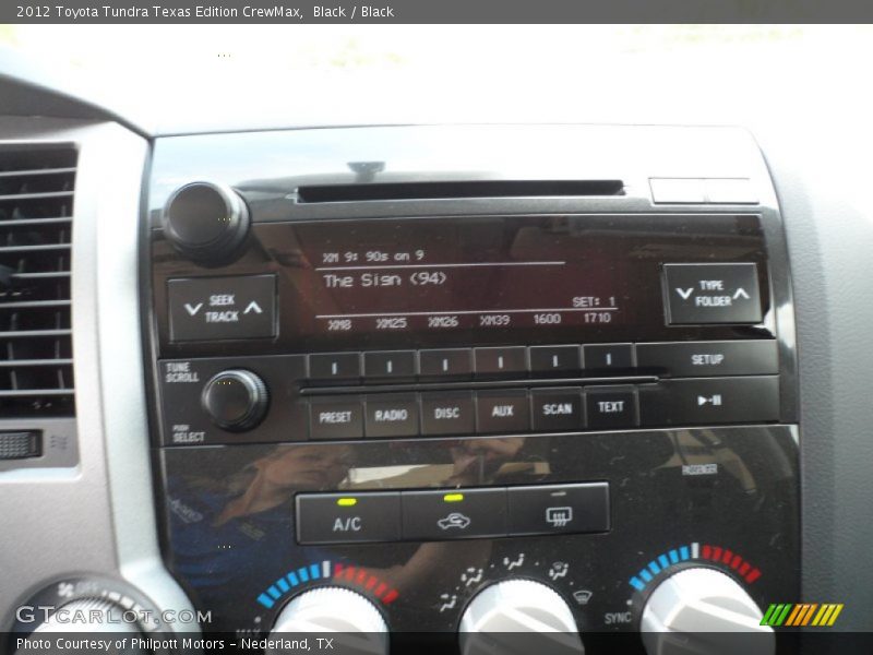 Black / Black 2012 Toyota Tundra Texas Edition CrewMax