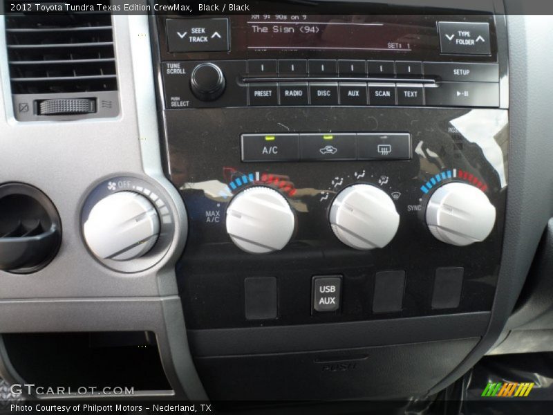 Black / Black 2012 Toyota Tundra Texas Edition CrewMax