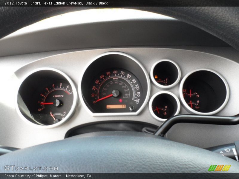 Black / Black 2012 Toyota Tundra Texas Edition CrewMax