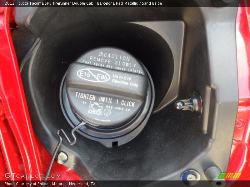 Barcelona Red Metallic / Sand Beige 2012 Toyota Tacoma SR5 Prerunner Double Cab