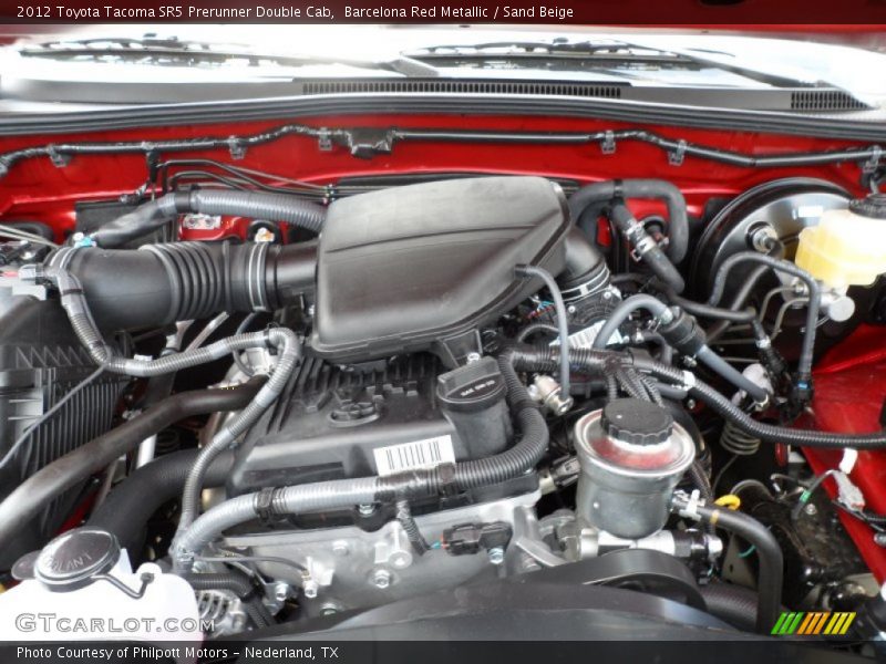 Barcelona Red Metallic / Sand Beige 2012 Toyota Tacoma SR5 Prerunner Double Cab