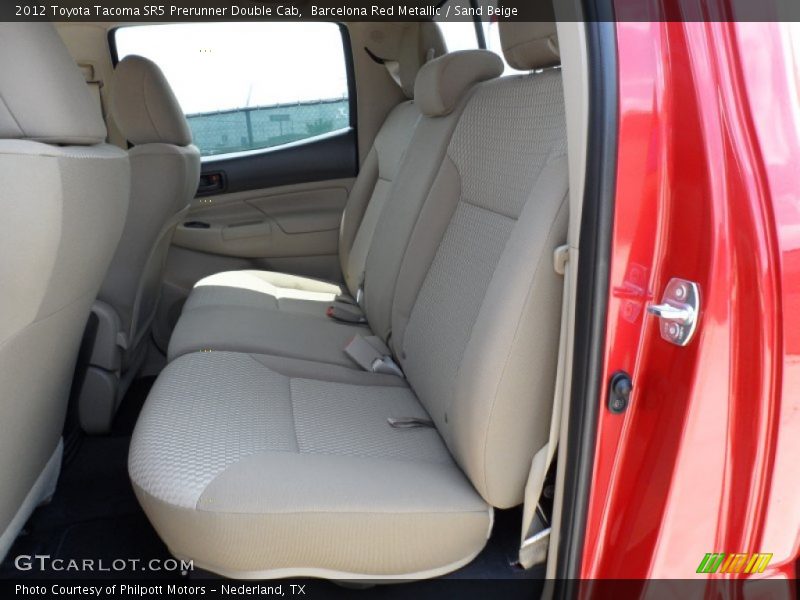 Barcelona Red Metallic / Sand Beige 2012 Toyota Tacoma SR5 Prerunner Double Cab