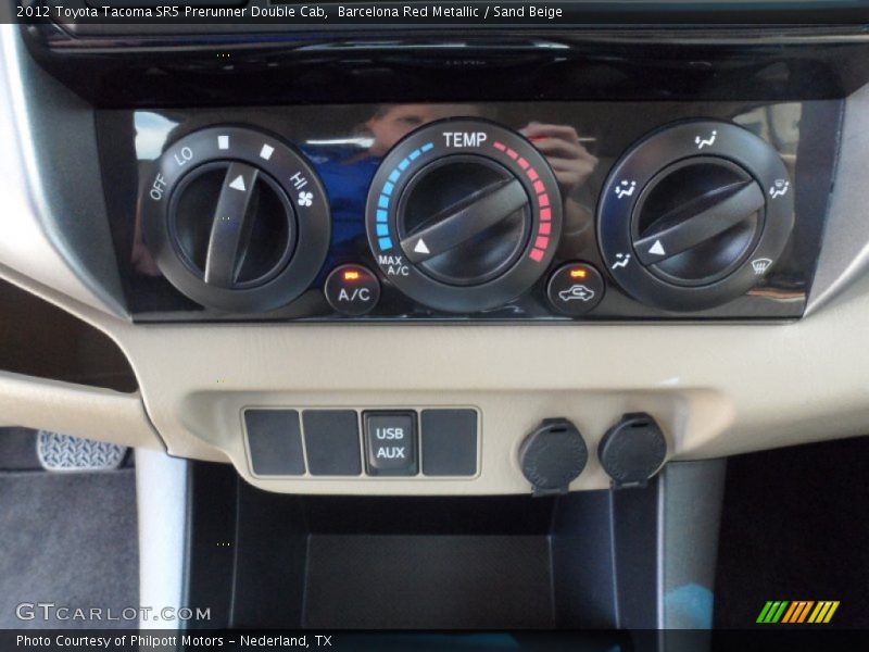 Barcelona Red Metallic / Sand Beige 2012 Toyota Tacoma SR5 Prerunner Double Cab