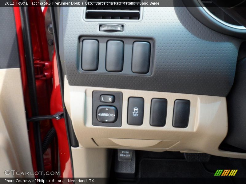 Barcelona Red Metallic / Sand Beige 2012 Toyota Tacoma SR5 Prerunner Double Cab