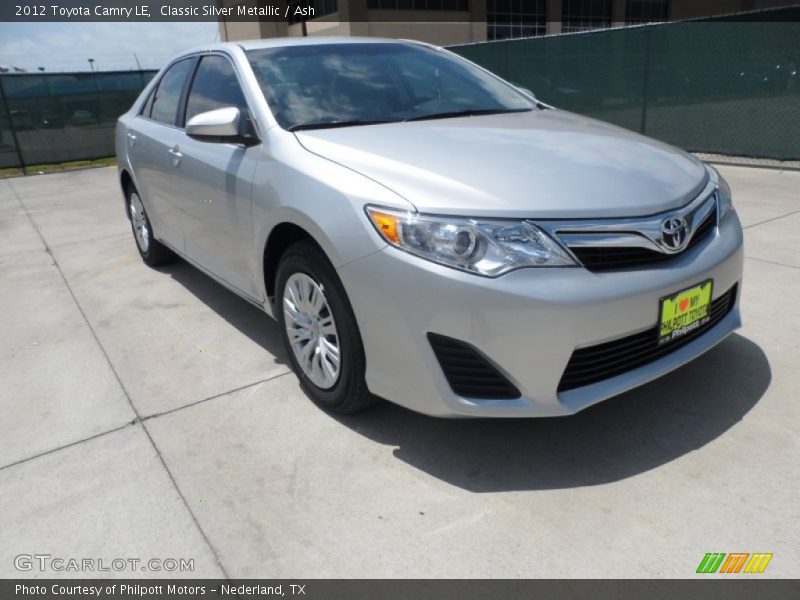 Classic Silver Metallic / Ash 2012 Toyota Camry LE