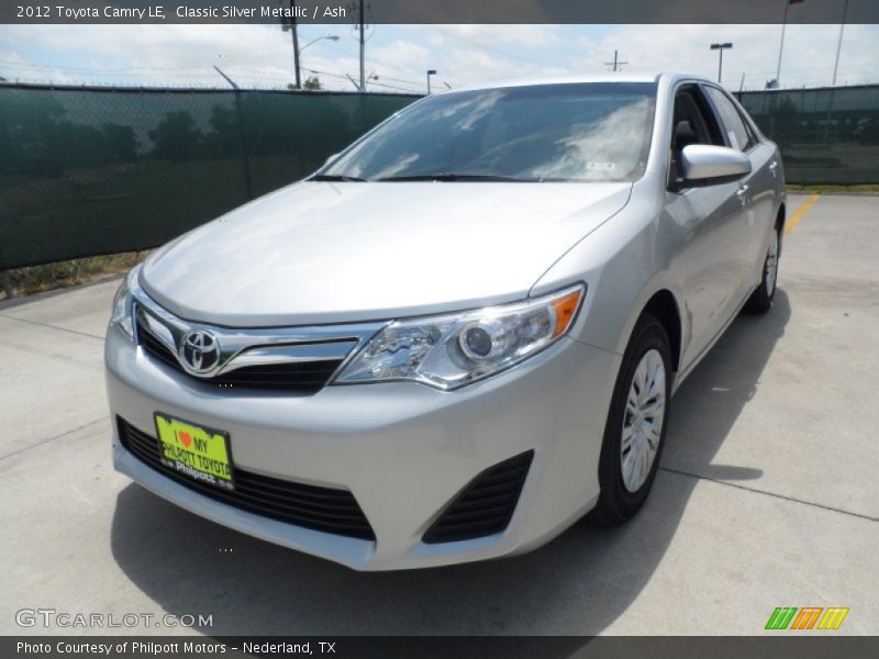 Classic Silver Metallic / Ash 2012 Toyota Camry LE
