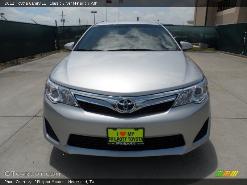 Classic Silver Metallic / Ash 2012 Toyota Camry LE