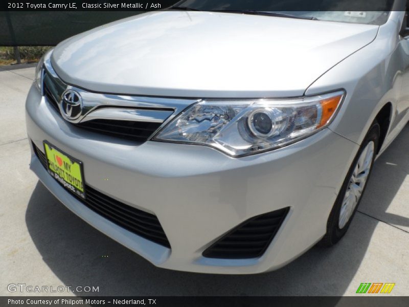 Classic Silver Metallic / Ash 2012 Toyota Camry LE
