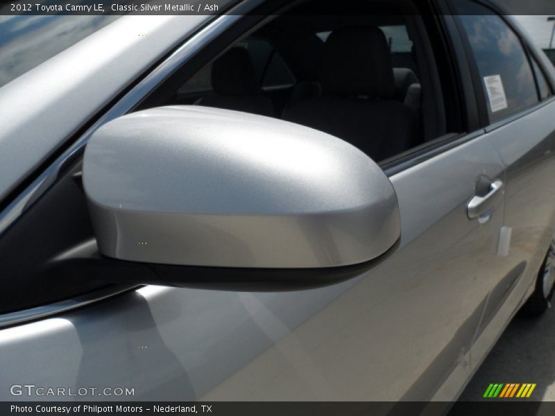 Classic Silver Metallic / Ash 2012 Toyota Camry LE