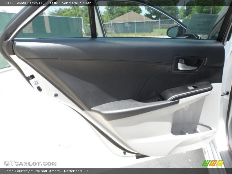 Classic Silver Metallic / Ash 2012 Toyota Camry LE