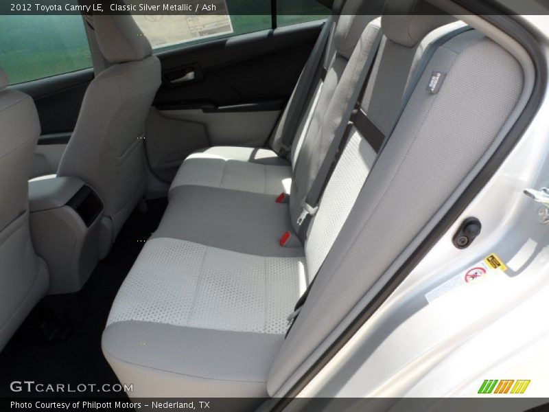 Classic Silver Metallic / Ash 2012 Toyota Camry LE