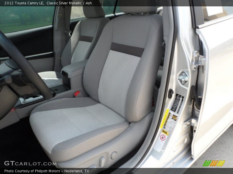 Classic Silver Metallic / Ash 2012 Toyota Camry LE