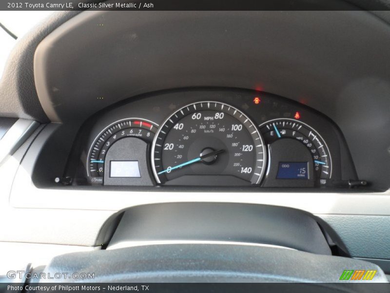 Classic Silver Metallic / Ash 2012 Toyota Camry LE