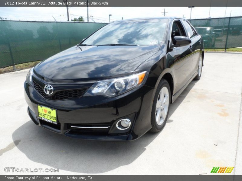 Attitude Black Metallic / Black/Ash 2012 Toyota Camry SE