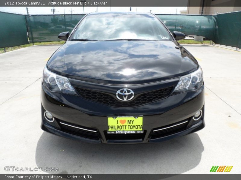 Attitude Black Metallic / Black/Ash 2012 Toyota Camry SE