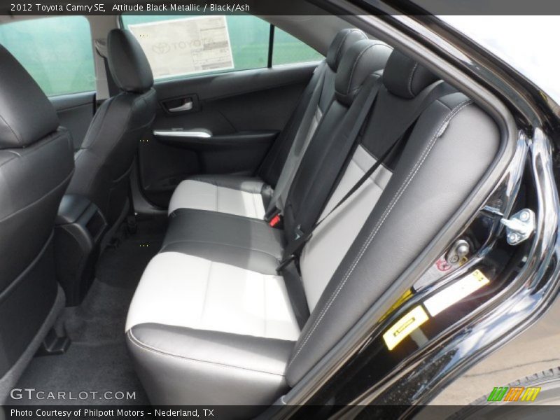Attitude Black Metallic / Black/Ash 2012 Toyota Camry SE