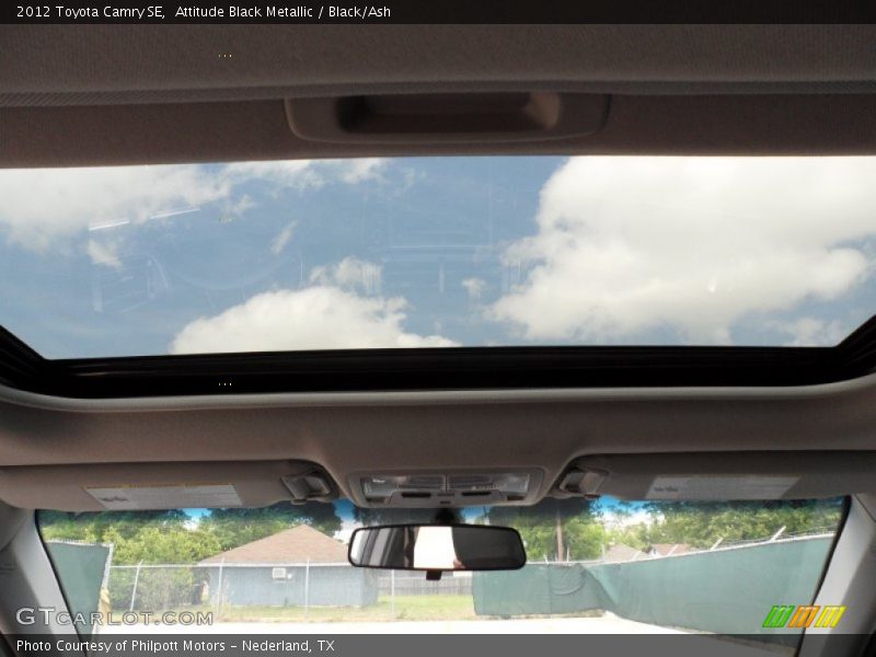 Attitude Black Metallic / Black/Ash 2012 Toyota Camry SE