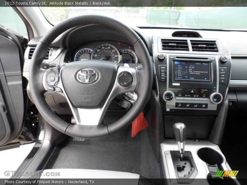 Attitude Black Metallic / Black/Ash 2012 Toyota Camry SE