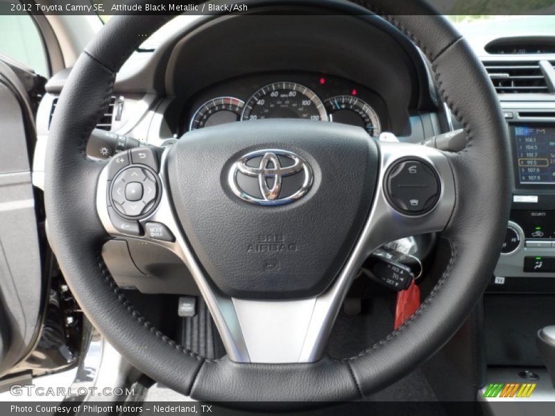 Attitude Black Metallic / Black/Ash 2012 Toyota Camry SE