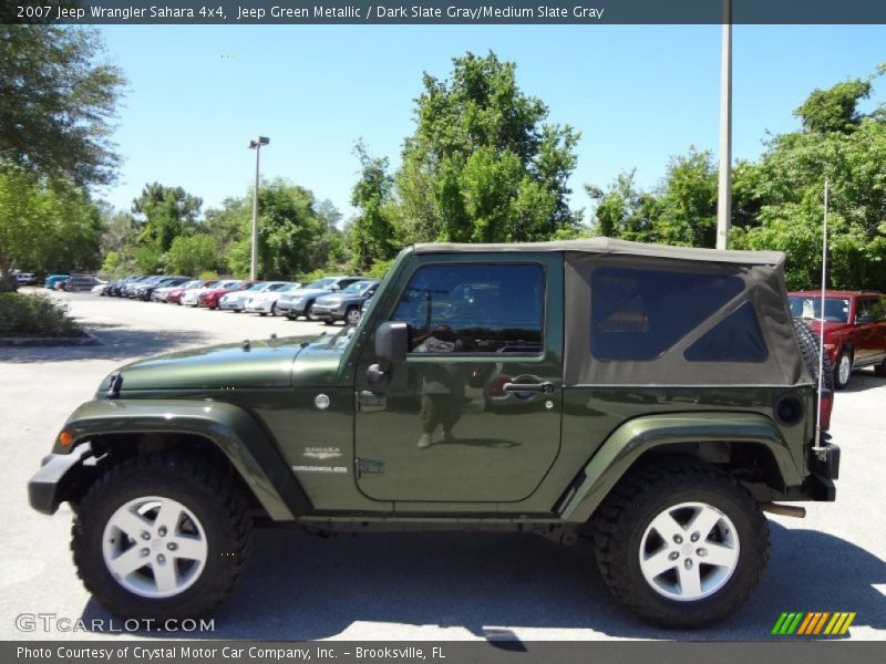 Jeep Green Metallic / Dark Slate Gray/Medium Slate Gray 2007 Jeep Wrangler Sahara 4x4
