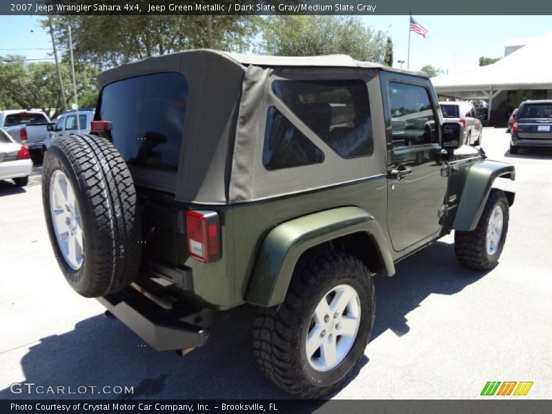 Jeep Green Metallic / Dark Slate Gray/Medium Slate Gray 2007 Jeep Wrangler Sahara 4x4