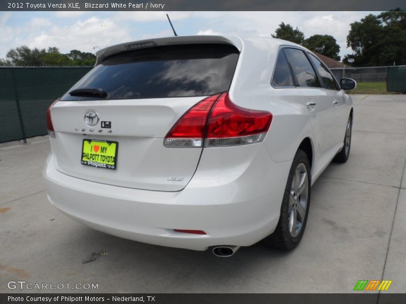 Blizzard White Pearl / Ivory 2012 Toyota Venza XLE