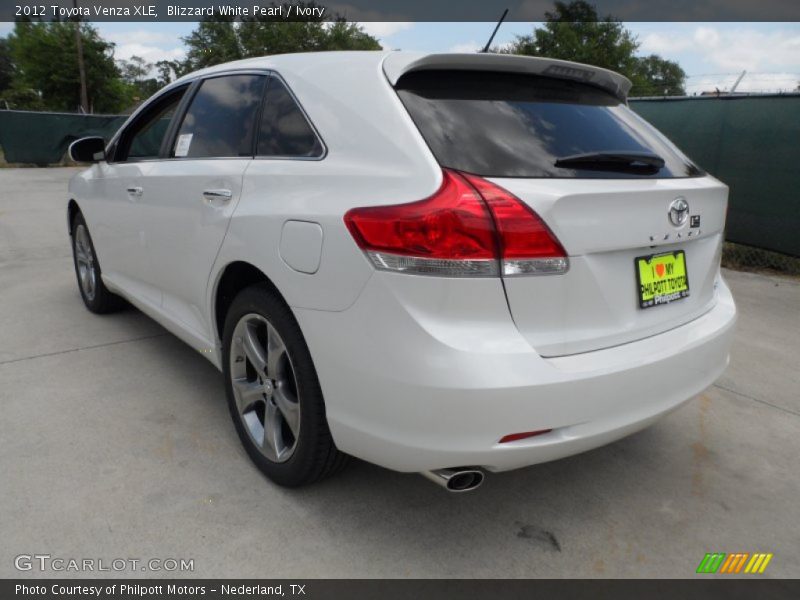 Blizzard White Pearl / Ivory 2012 Toyota Venza XLE