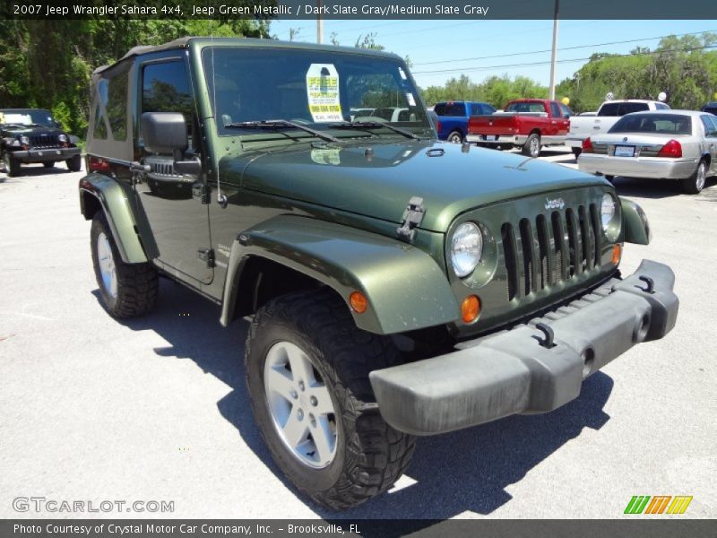 Jeep Green Metallic / Dark Slate Gray/Medium Slate Gray 2007 Jeep Wrangler Sahara 4x4