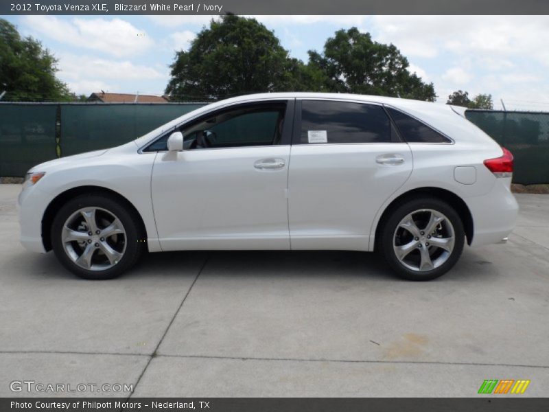 Blizzard White Pearl / Ivory 2012 Toyota Venza XLE