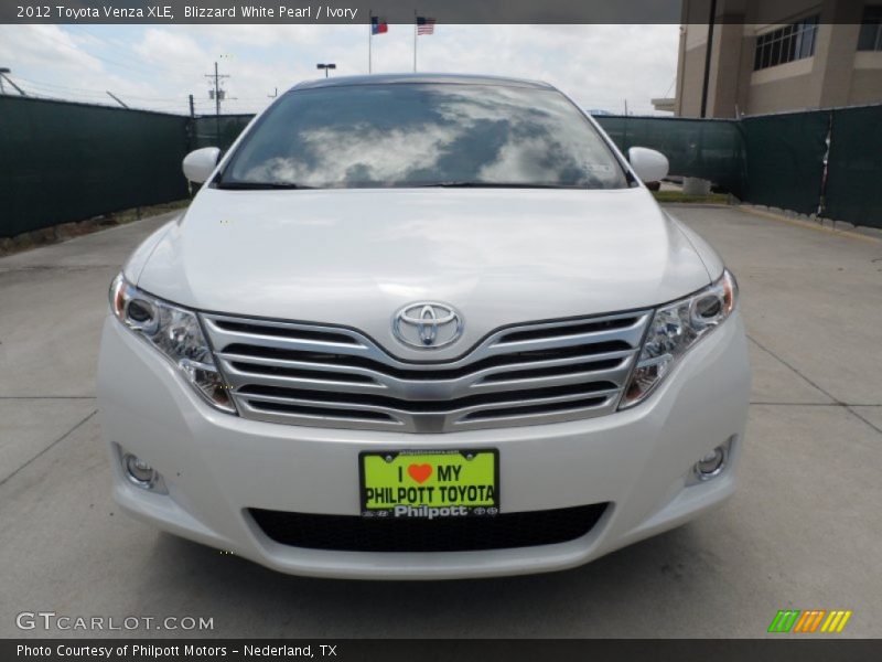 Blizzard White Pearl / Ivory 2012 Toyota Venza XLE