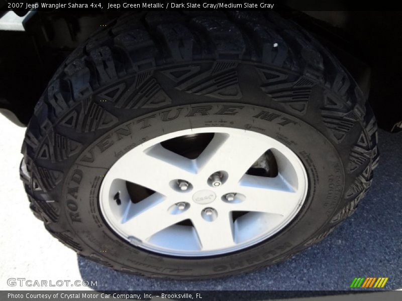 Jeep Green Metallic / Dark Slate Gray/Medium Slate Gray 2007 Jeep Wrangler Sahara 4x4