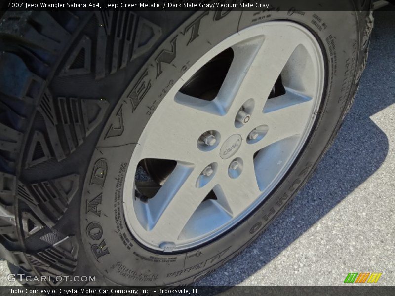 Jeep Green Metallic / Dark Slate Gray/Medium Slate Gray 2007 Jeep Wrangler Sahara 4x4