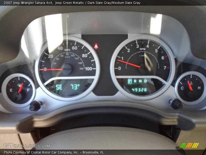 Jeep Green Metallic / Dark Slate Gray/Medium Slate Gray 2007 Jeep Wrangler Sahara 4x4