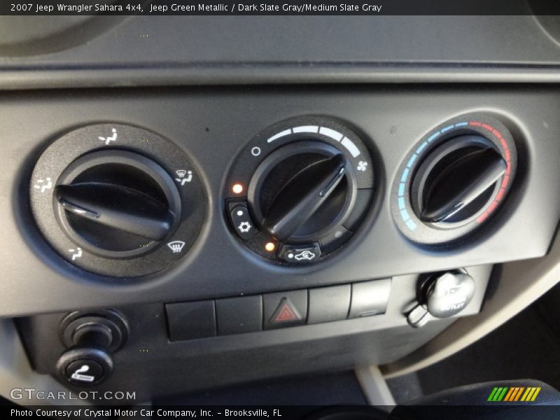 Jeep Green Metallic / Dark Slate Gray/Medium Slate Gray 2007 Jeep Wrangler Sahara 4x4