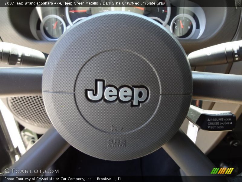 Jeep Green Metallic / Dark Slate Gray/Medium Slate Gray 2007 Jeep Wrangler Sahara 4x4