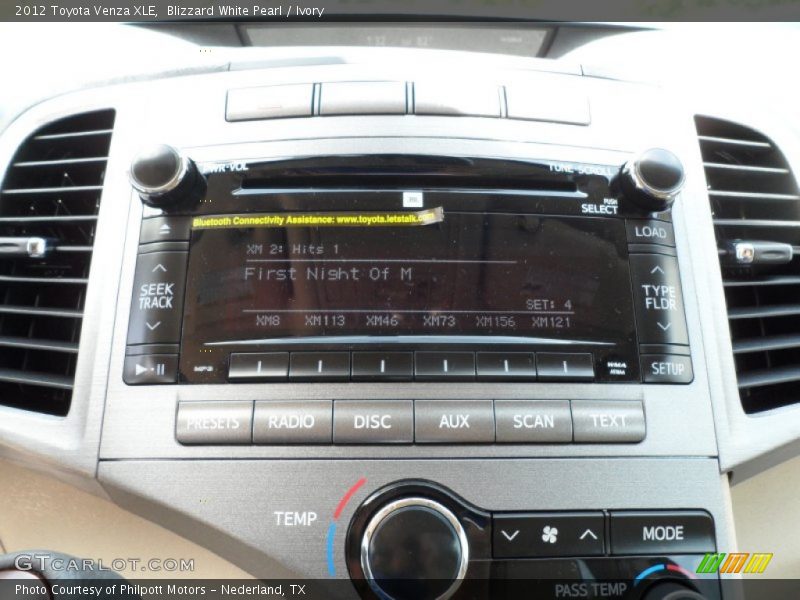 Blizzard White Pearl / Ivory 2012 Toyota Venza XLE
