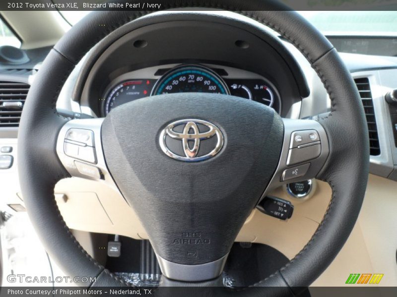 Blizzard White Pearl / Ivory 2012 Toyota Venza XLE