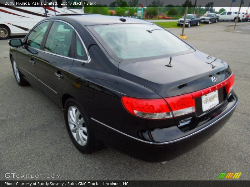 Ebony Black / Black 2008 Hyundai Azera Limited