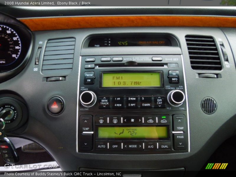 Ebony Black / Black 2008 Hyundai Azera Limited