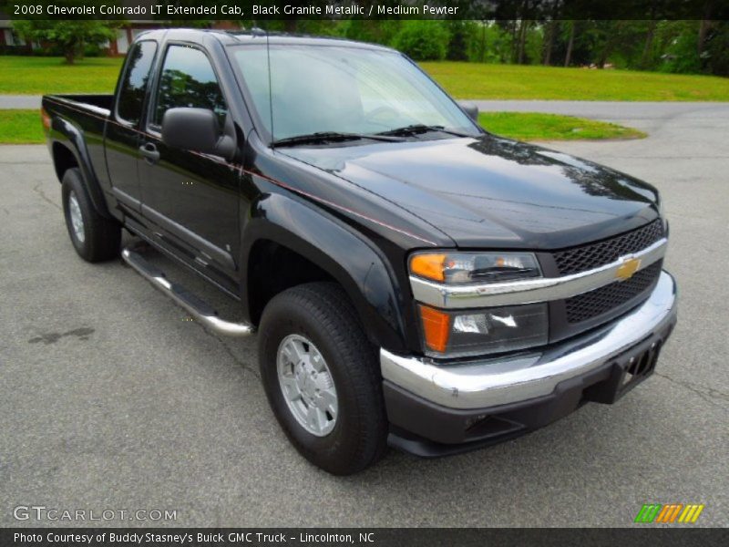 Black Granite Metallic / Medium Pewter 2008 Chevrolet Colorado LT Extended Cab
