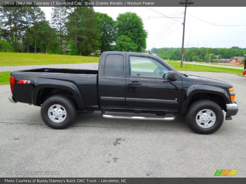 Black Granite Metallic / Medium Pewter 2008 Chevrolet Colorado LT Extended Cab