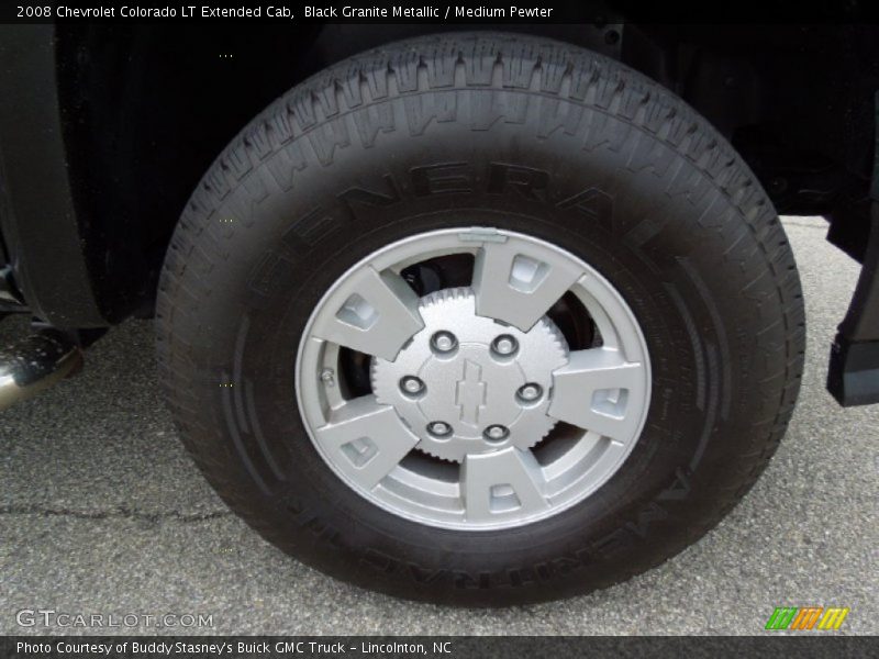 Black Granite Metallic / Medium Pewter 2008 Chevrolet Colorado LT Extended Cab